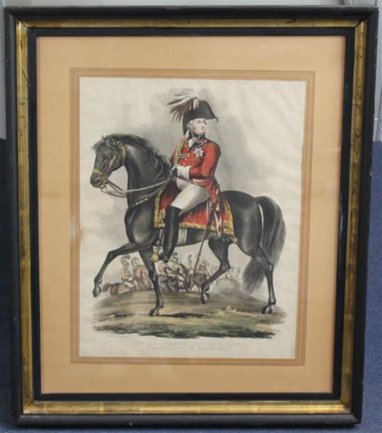 J. Jenkins Publ. His Royal Highness Duke of York, Commander in Chief of the British Army, overall 10.5 x 13in.